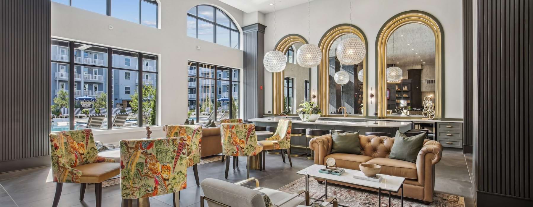 Clubroom with seating 