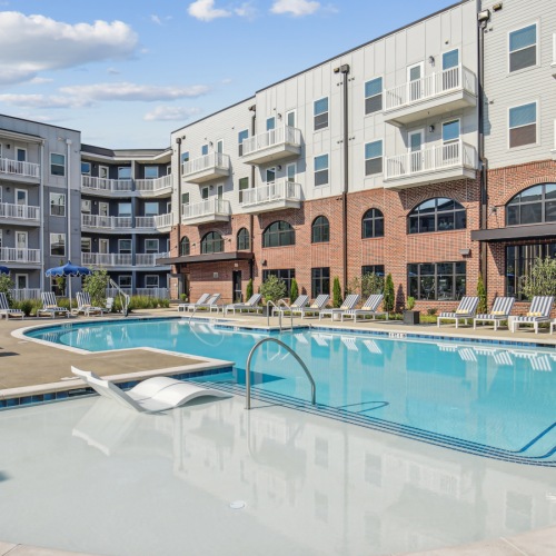 Pool with sundeck  Pool with sundeck